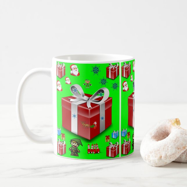 Christmas Mugs (With Donut)