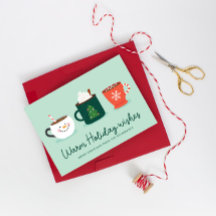 Christmas Mugs Holiday Card