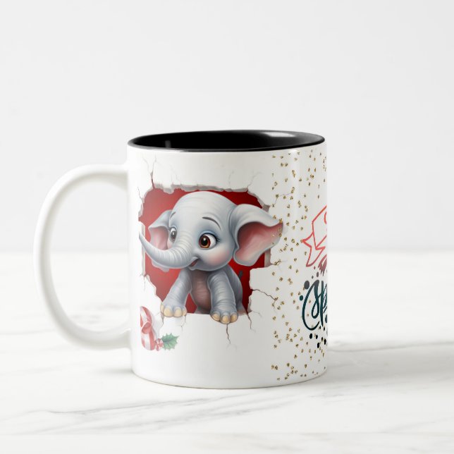 Christmas Mugs | Merry Christmas Mug | Christmas (Gauche)