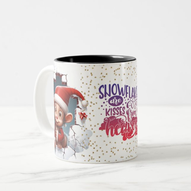Christmas Mugs | Merry Christmas Mug | Christmas (Devant gauche)