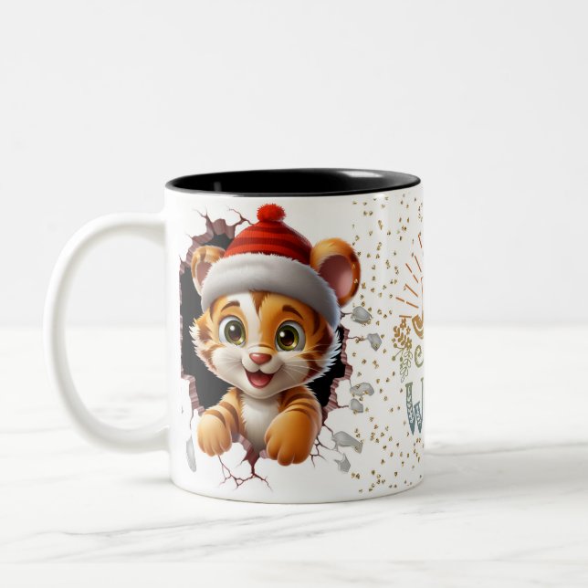 Christmas Mugs | Merry Christmas Mug | Christmas (Gauche)