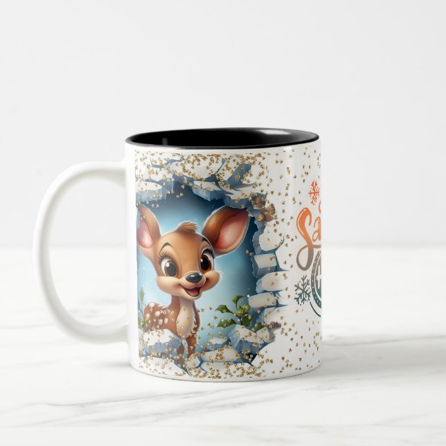 Christmas Mugs | Merry Christmas Mug | Christmas (Gauche)