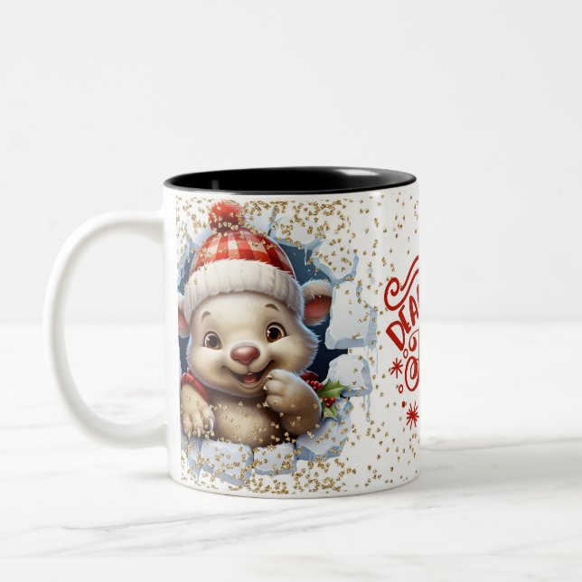 Christmas Mugs | Merry Christmas Mug | Christmas (Gauche)