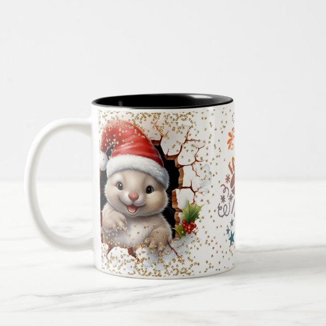 Christmas Mugs | Merry Christmas Mug | Christmas (Gauche)