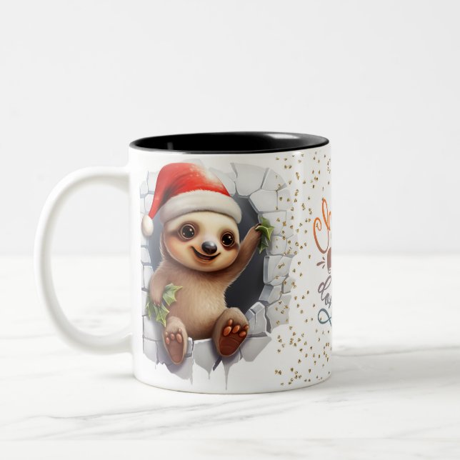 Christmas Mugs | Merry Christmas Mug | Christmas (Gauche)