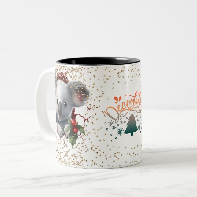 Christmas Mugs | Merry Christmas Mug | Christmas (Devant gauche)