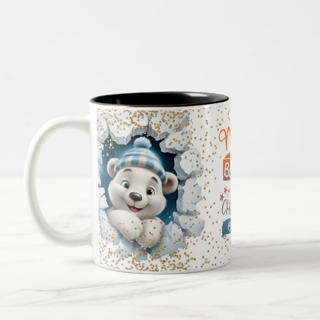 Christmas Mugs | Merry Christmas Mug | Christmas (Gauche)