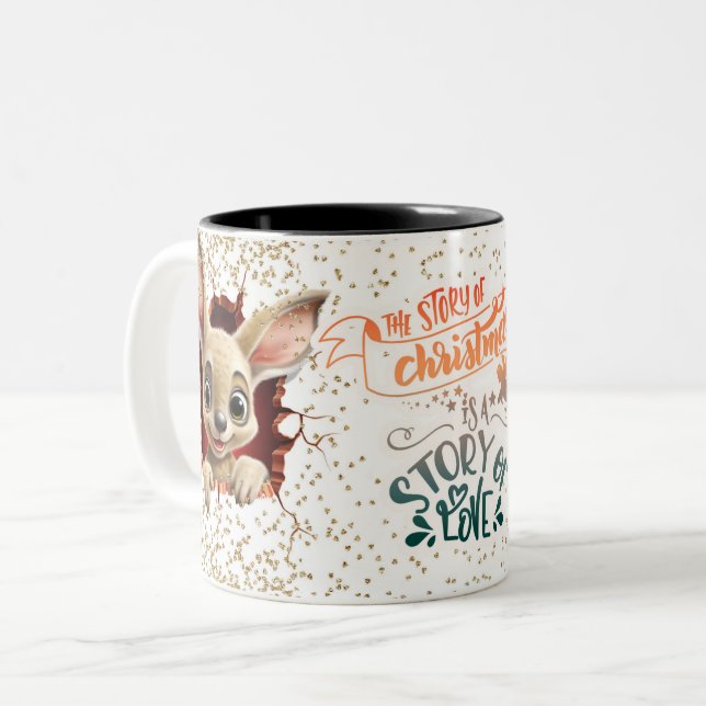 Christmas Mugs | Merry Christmas Mug | Christmas (Devant gauche)