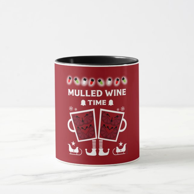 Christmas Mulled Red Wine Glühwein    Mug (Center)