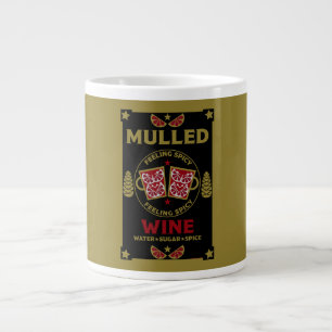Christmas Mulled Red Wine Large Coffee Mug