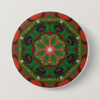 CHRISTMAS ~ Multicoloured Button