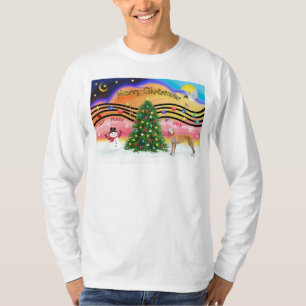 Christmas Music 2 - Greyhound - red T-Shirt