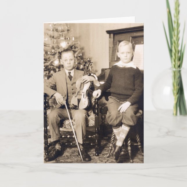 Christmas Music Holiday Card (Front)