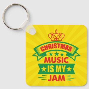 Christmas Music is My Jam-86254 Keychain