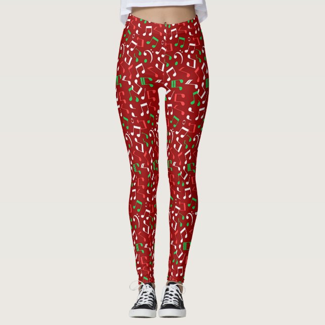 Christmas Music Leggings (Front)