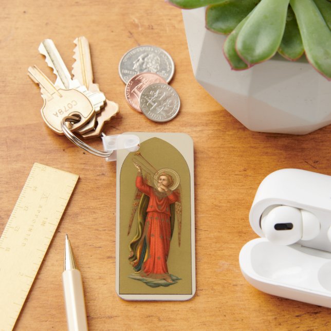Christmas Musician Angels, Vintage Renaissance Keychain (Desk)