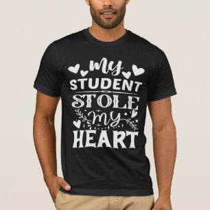 CHRISTMAS MY STUDENT STOLE MY HEART T-SHIRT