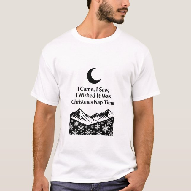 Christmas Nap Time Sweatshirt | Sarcastic Winter T-Shirt (Front)