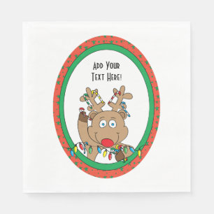 Christmas Napkin Standard Personalize