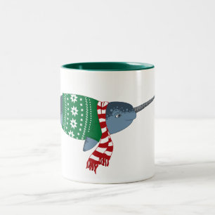 Christmas Narwhal Mug