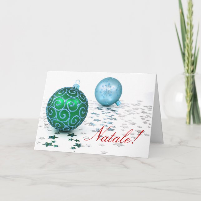 Christmas Natale Holiday Card (Front)