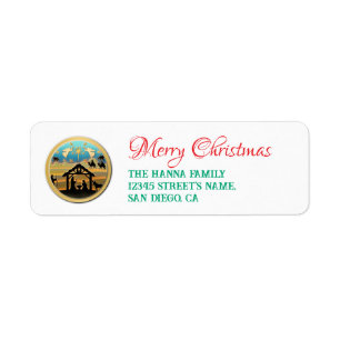 Christmas Nativity Baby Jesus in Manger Scene