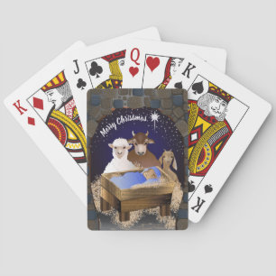 Christmas Nativity Baby Jesus Playing Cards