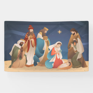 Christmas Nativity Banner