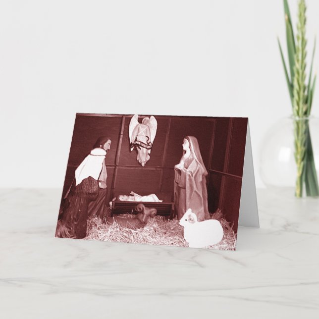 Christmas Nativity Holiday Card (Front)