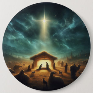 Christmas/Nativity/Jesus 6 Inch Round Button