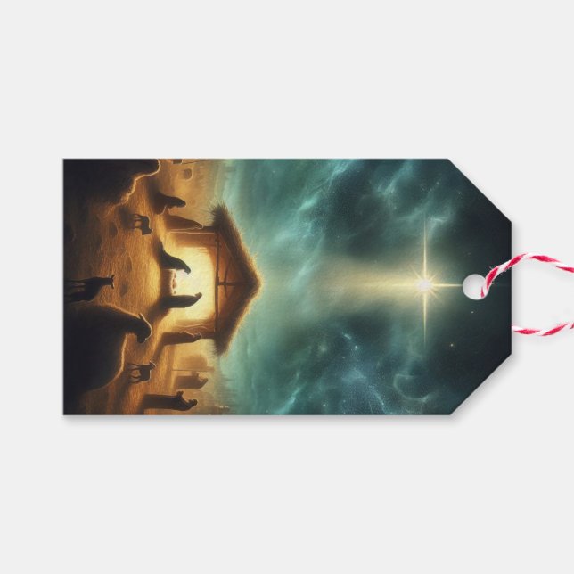Christmas/Nativity/Jesus Gift Tags (Front (Horizontal))