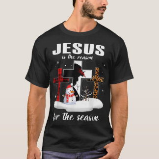 Christmas Nativity Jesus Is The Reason For The Sea T-Shirt