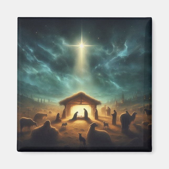 Christmas/Nativity/Jesus Magnet (Front)