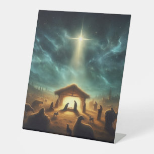 Christmas/Nativity/Jesus Pedestal Sign