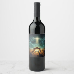 Christmas/Nativity/Jesus Wine Label