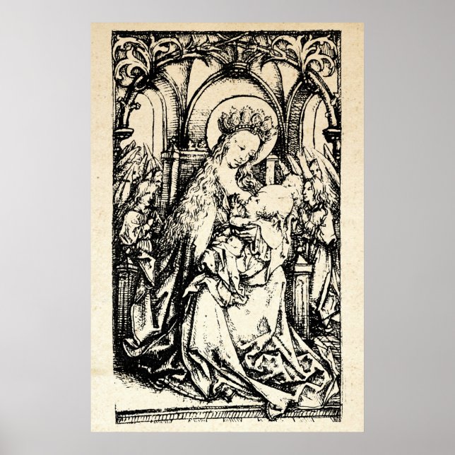 Christmas Nativity Madonna and Child Virgin Mary   Poster (Front)