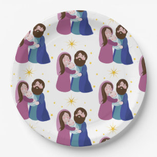 Christmas Nativity Paper Plate
