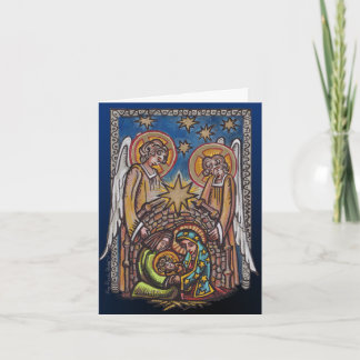 Christmas Nativity Scene Greeting Card