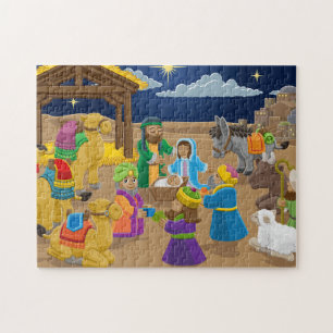 Christmas Nativity Scene  Jigsaw Puzzle