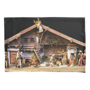 Christmas Nativity Scene Pillowcase