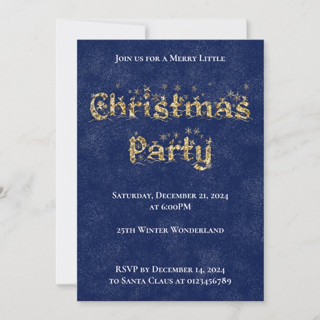 Christmas Nativity Scene Religious Invitation (Front)