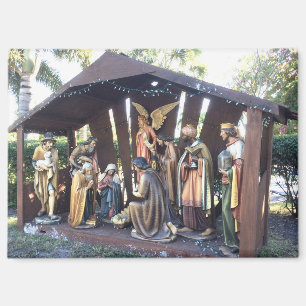 Christmas Nativity Scene. Sanibel Is., USA.  Magnet