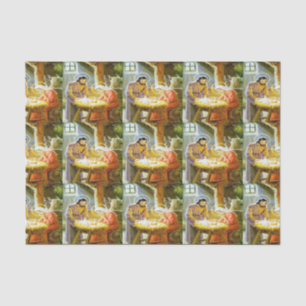 Christmas Nativity Scene Tissue Paper