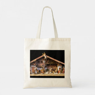 Christmas Nativity Scene Tote Bag