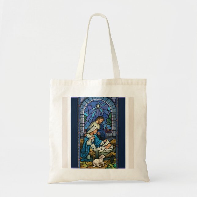 Christmas Nativity Small Tote Bag (Front)