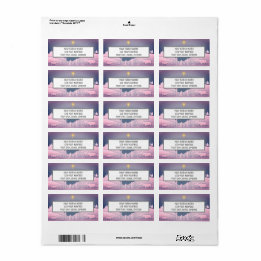 Christmas Nativity Star Of Bethlehem Address Label