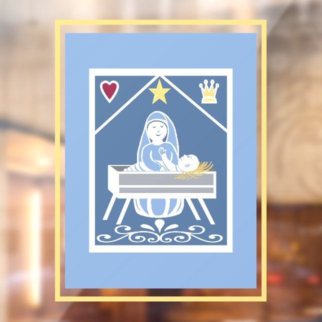 Christmas Nativity Window Cling (Sheet 2)