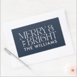 Christmas navy blue modern elegant simple sticker<br><div class="desc">Christmas navy blue modern elegant simple holiday parcel label stickers</div>