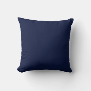 Christmas navy, solid navy, deep navy, plain navy throw pillow