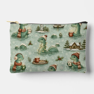 Christmas Nessie Loch Ness Monster Cozy Cryptids Accessory Pouch